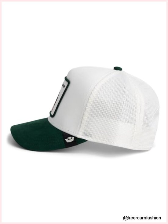 Trucker Hat with Adjustable Snap Closure and Curved Bill main image 4